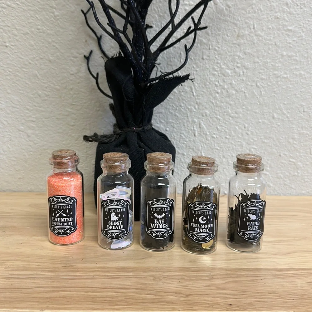 New 5pc target Halloween potion bottle